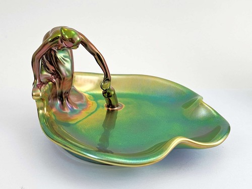 Zsolnay iridescent eosin art - iridescent,