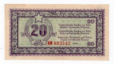 20 LIRE BANCA ECONOMIA ISTRIA