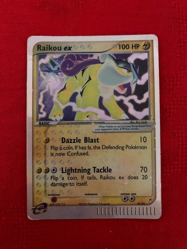 Pokemon raikou holo set - pokemon,