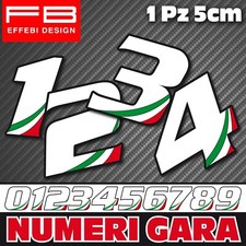 Adesivi Moto NUMERI GARA Italy