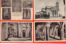 LOTTO 4 CARTOLINE ANTICHE POLLENZA FP  3 VIAGGIATE REGALO OCCASIONE  VEDERE