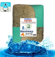 Sabbia di Vetro Filtrante per Pompa Filtro Piscina Misura 0,4 - 0,8mm Sacco KG25