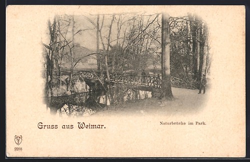Cartolina weimar turingia - weimar,