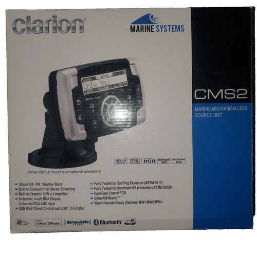 Clarion cms2 marine stereo - clarion,