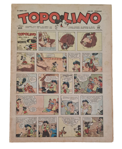 Topolino giornale antico - topolino,