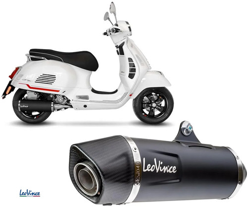 Scarico completo leovince nero - completo,