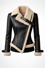 Giacca biker donna pelle