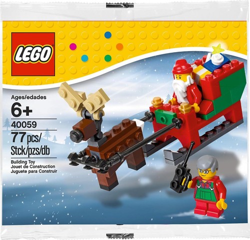 Lego 40059 stagionale - lego, slitta