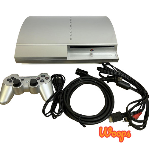 Sony playstation silver - sony, 3