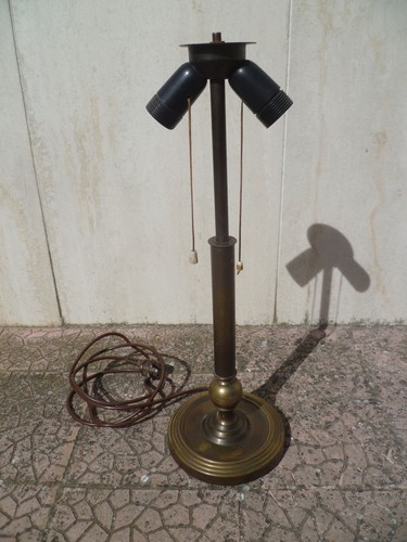 Vecchia lampada ottone - , da
