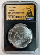 1983 S NGC GEMMA ARGENTO NON