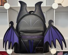 Mini zaino Loungefly Disney Ali Malefiche Bella Addormentata NUOVO con etichette!