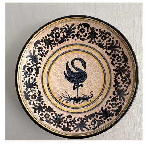 Piatto decorativo ceramica - decorativo, in