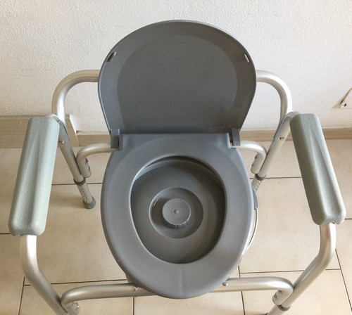 Sedia bagno alluminio - wc,