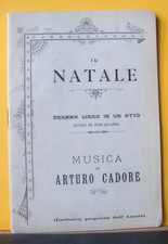 LIBRETTO D' OPERA IL NATALE