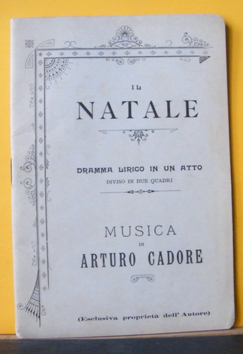 Libretto opera il - d', natale