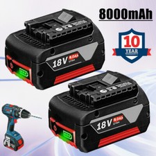 2X BAT618 For Bosch 18V 8.0Ah