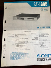 SONY ST-J88B STJ88B Service