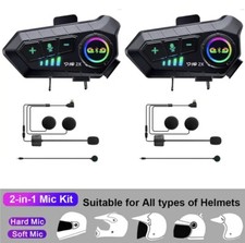 Coppia interfono Casco Moto