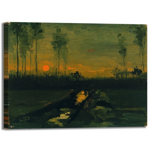 Van gogh paesaggio tramonto - van,