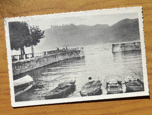 Cartolina varese luino porto - varese,