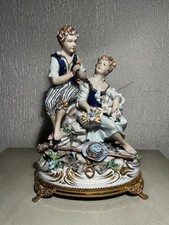 Spettacolare scultura di capodimonte H29cm di Alta fattura firmata e sigillo