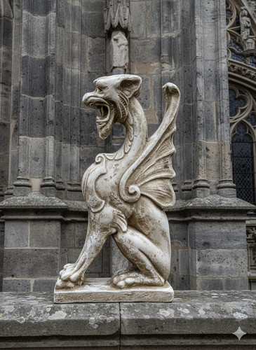 Griffin gargoyle grifone - griffin,