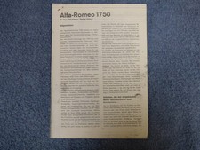 ALFA Romeo 1750 Berlina GT &
