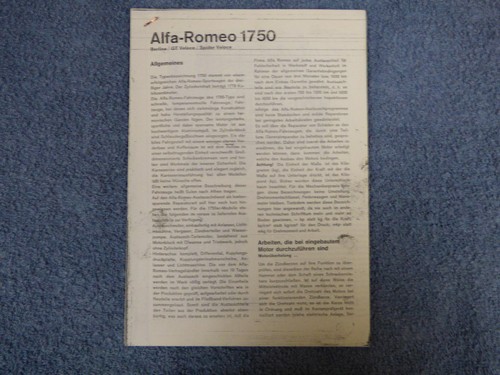 Alfa romeo 1750 berlina - 1750,
