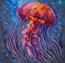 Kit ricamo perline - meduse,