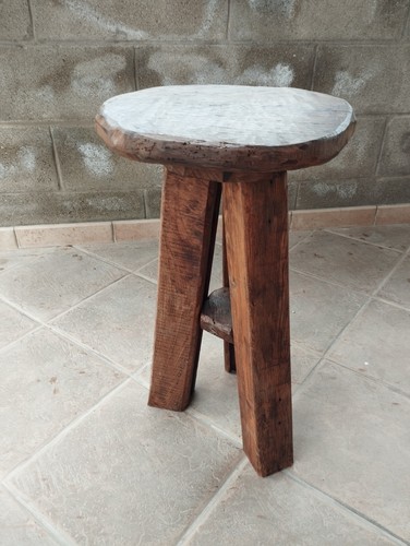 Sgabello legno realizzato - sgabello,