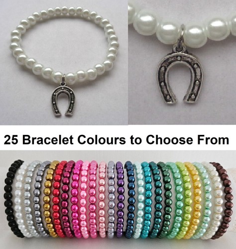 Bracciale perle vetro con