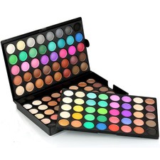 Set Trucco Palette Ombretti Professionale 120 Colori Opachi Kit Pro