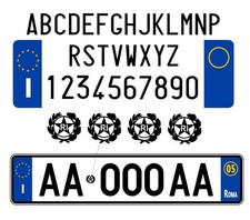 kit completo per Targa Auto