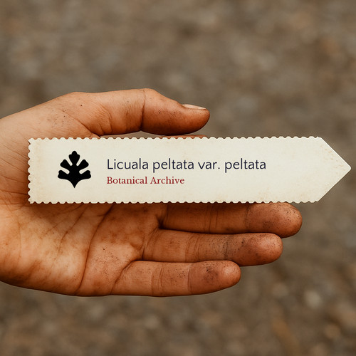 Licuala peltata var - licuala, var.