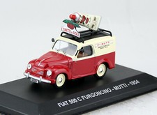 Fiat 500 C Furgoncino Transporter Mutti 1954 1:43 Altaya Modellauto ZZZ