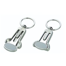 Portachiavi GOLF Alzapitch in acciaio Cromato PERSONALIZZATO con Foto e Testo!