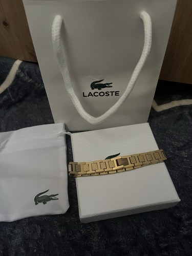 Bracciale lacoste oro - bracciale, acciaio
