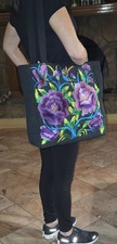 Full embroidered hand bag