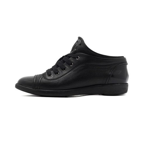 Chanel baskets cuir noires - en,