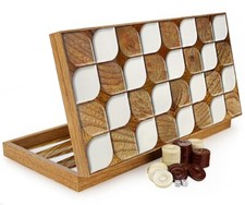 Backgammon in legno 3D di