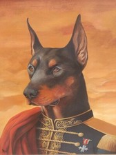 quadro Doberman