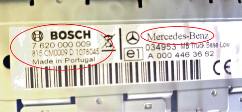 Mercedes benz actros bosch - actros, mb