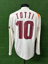 Maglia Roma TOTTI Gara Match Issued Worn Shirt Indossata Jersey Signed Camiseta
