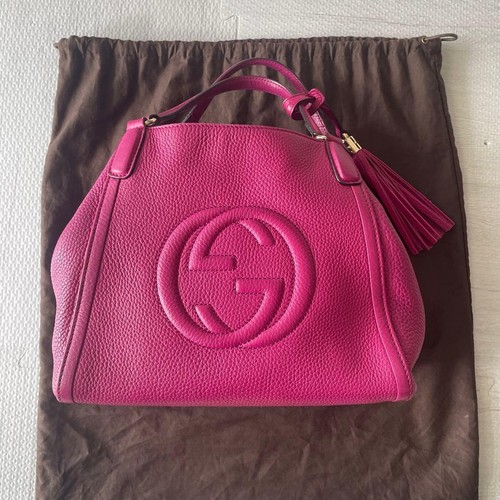 Gucci borsa mano rosa - gucci,