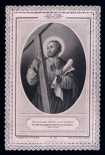 Santino merlettato holy - santino, merlettato-holy