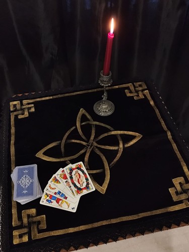 Altare rituale dipinto mano - rituale,