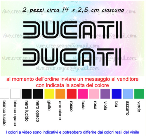 Kit adesivi coppia ducati - 2,