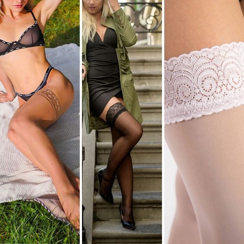 Calze donna fiore edith - calze, 8den