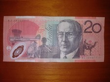 Banconota 20 Dollari Australiani Polimero, 1994, Condizioni Ottime 